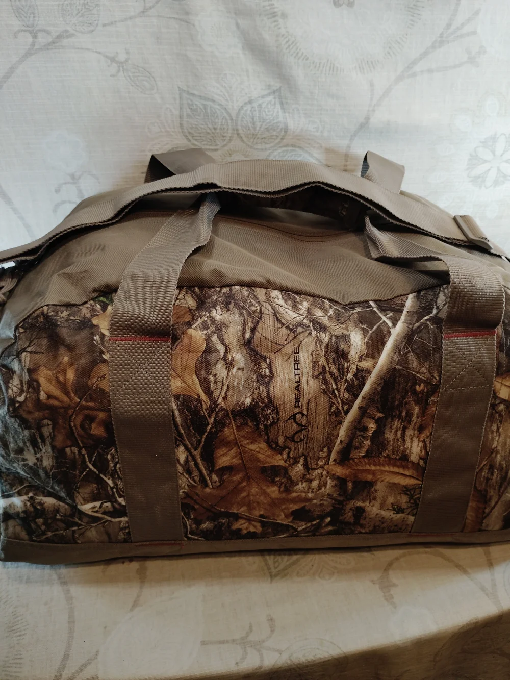 Fieldline Realtree Camo Duffel Bag - Brown/Green
